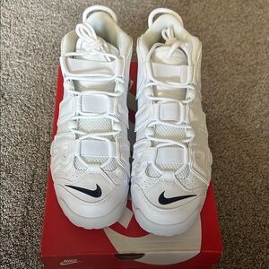 Nike Air More Uptempo 96 White White Midnight Navy